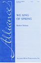 We Sing of Spring SATB choral sheet music cover